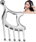 Metal Gua Sha Facial Massage Tools, Scalp Massage Comb for Head