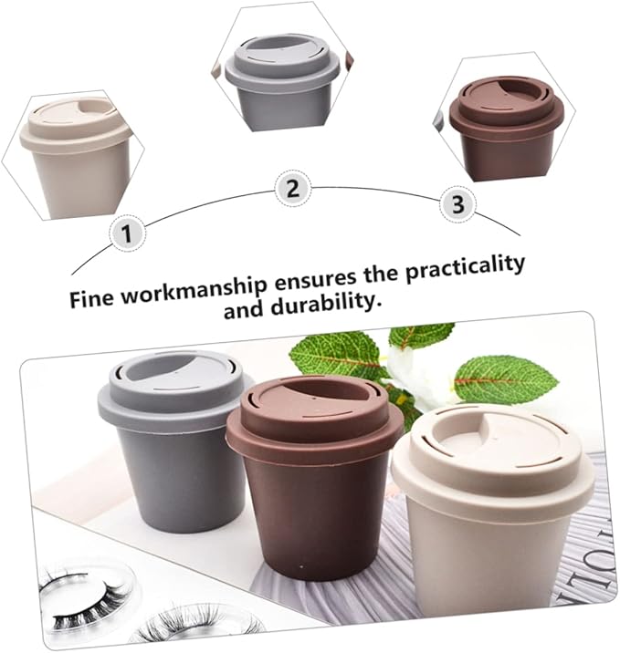 FRCOLOR 3Pcs False Eyelash Storage Box Portable Eyelash Packing Case Makeup Accessories Container for Travel and Daily Use