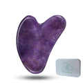 Ditind Gua Sha Facial Tools, Black Obsidian Gua Sha Massage Tool, Natural Jade Guasha Tool for Face and Body Skin Massage. Gua Sha Set for SPA Acupuncture Therapy, Trigger Point Treatment.