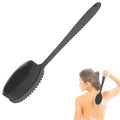 MateeyLife Silicone Body Scrubber Exfoliator with Handle, Gentle Back Scrubber for Shower, Bath Scrubber for Body