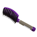 Hairstreaq Detangling Brush, Wet Dry Detangler Hair Brushes, Vented Detangling Brush, Fast Drying Styling Massage Hairbrush for Women & Kids’ Long, Thick, Thin, Curly & Tangled Hair (Purple)