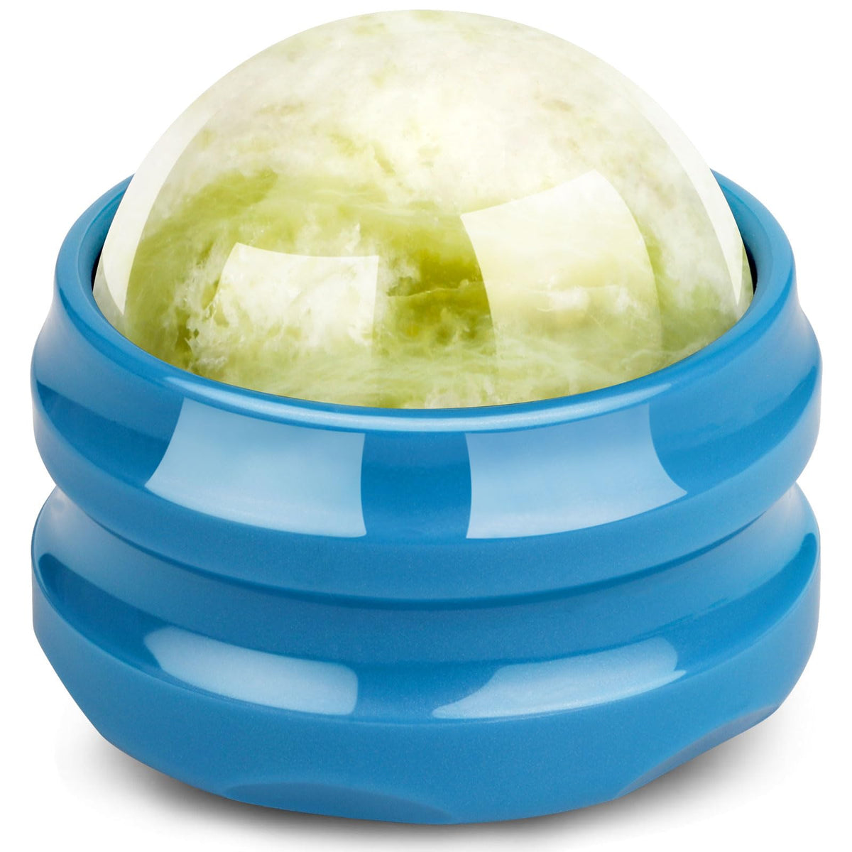 ideayard Massage Stone Jade Ball for Full Body Massage Lacrosse Ball Massager, Back Massage Tool, Self Massage Ball for Sore Muscle