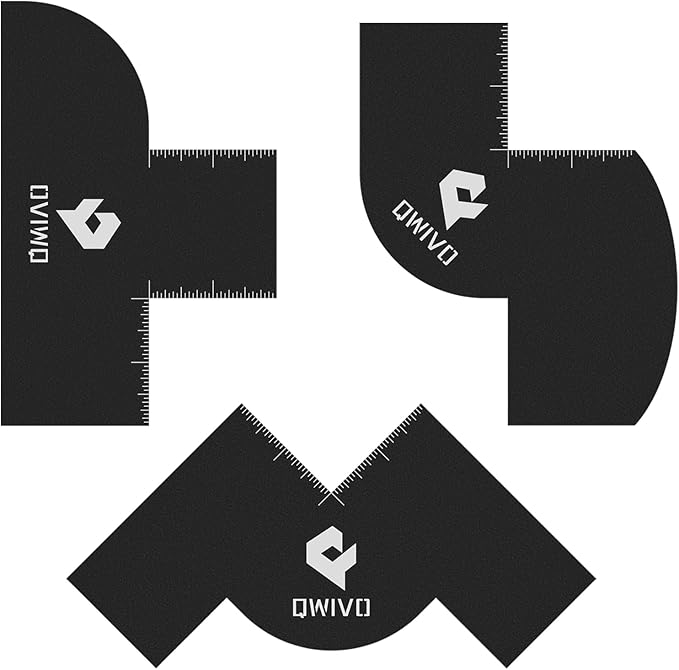 3 in 1 Barber Enhancement Card Set Hairline Beard Line Up Tool Stencils