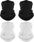 ROXUN Neck Gaiter, 4 Pack Summer Cooling Breathable Face Mask for Outdoors