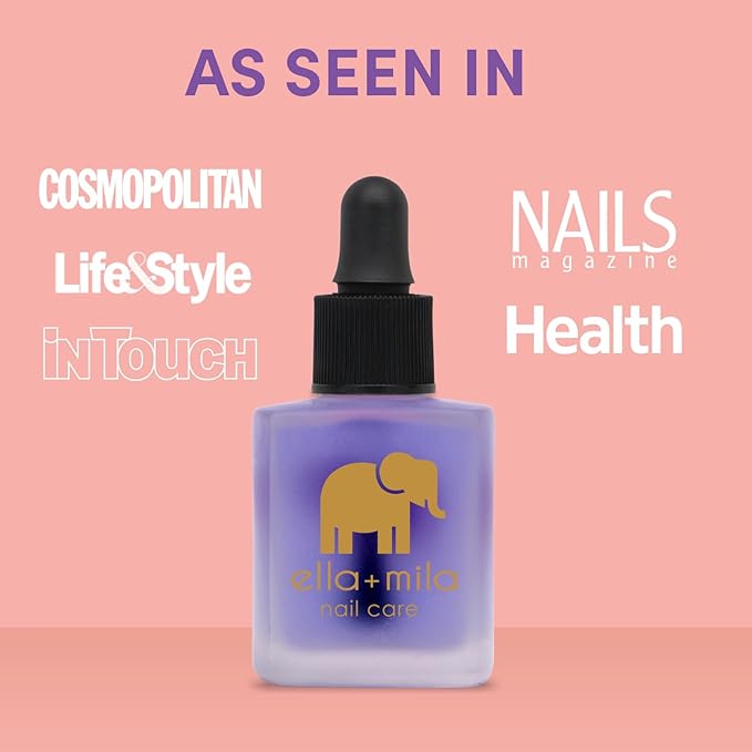 ella+mila Cuticle Oil for Nail Growth with Lavender & Vitamin E, 0.45 fl oz