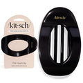 Kitsch Large Flat Claw Clips for Women - Stylish Flat Hair Clips, Strong Hold for Thick & Fine Hair | Non-Slip for Secure, Comfortable All-Day Wear - Black