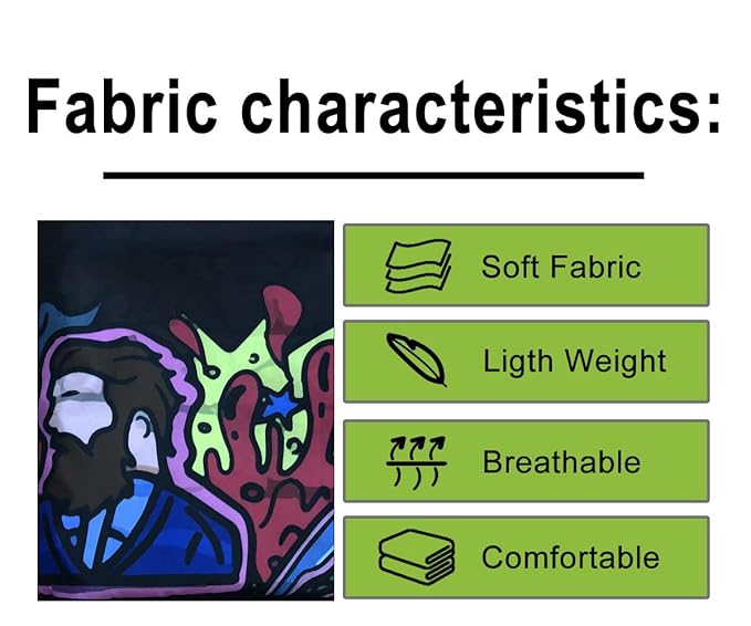 Barber Cape for Men, PELOCAPA Hair Cutting Cape with Metal Snap Closures, Professional Salon Cape, Large Waterproof Hairdressing Cape for Hairstylist- 63”× 56”(Graffiti Style)