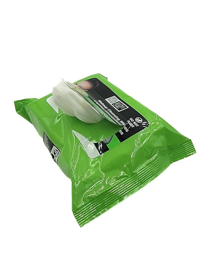 Global Beauty Care Cucumber Makeup Remover Wipes with Vitamins A C E For Cooling Skin Support - Facial Cleansing Towelettes Remove Waterproof Mascara, Oil & Dirt, All Skin Types 120 Count (4-Pack)