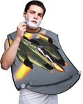 Loon Nature Bird Print Beard Bib Shaving Apron, Beard Hair Trimming Cape Gift For Dad