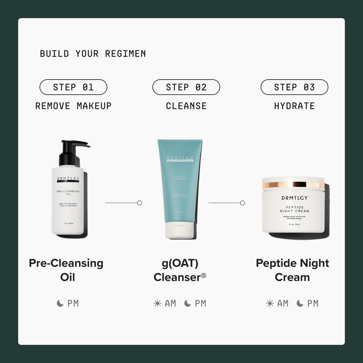 DRMTLGY Pre-Cleansing Oil | Makeup-Melting Face & Eye Cleanser
