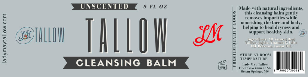 All-Natural Cleansing & Moisturizing Tallow Balm 9oz