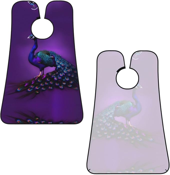 Tahiti Beach Print Beard Bib Shaving Apron, Beard Hair Trimming Cape Gift For Dad