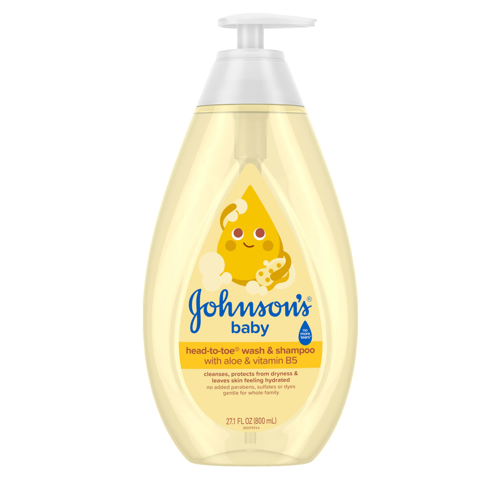 Johnson's Baby Head-to-Toe Wash & Shampoo, Tear Free, 27.1 fl. oz