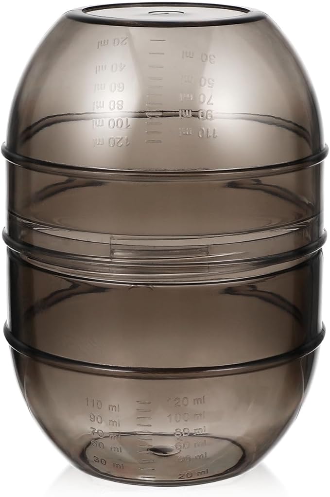 LALAFINA Hair Dye Color Mixing Cup with Double Scale Professional Hair Color Bowl for Salon and Home Use Easy Shake and Measure Tint Mixer