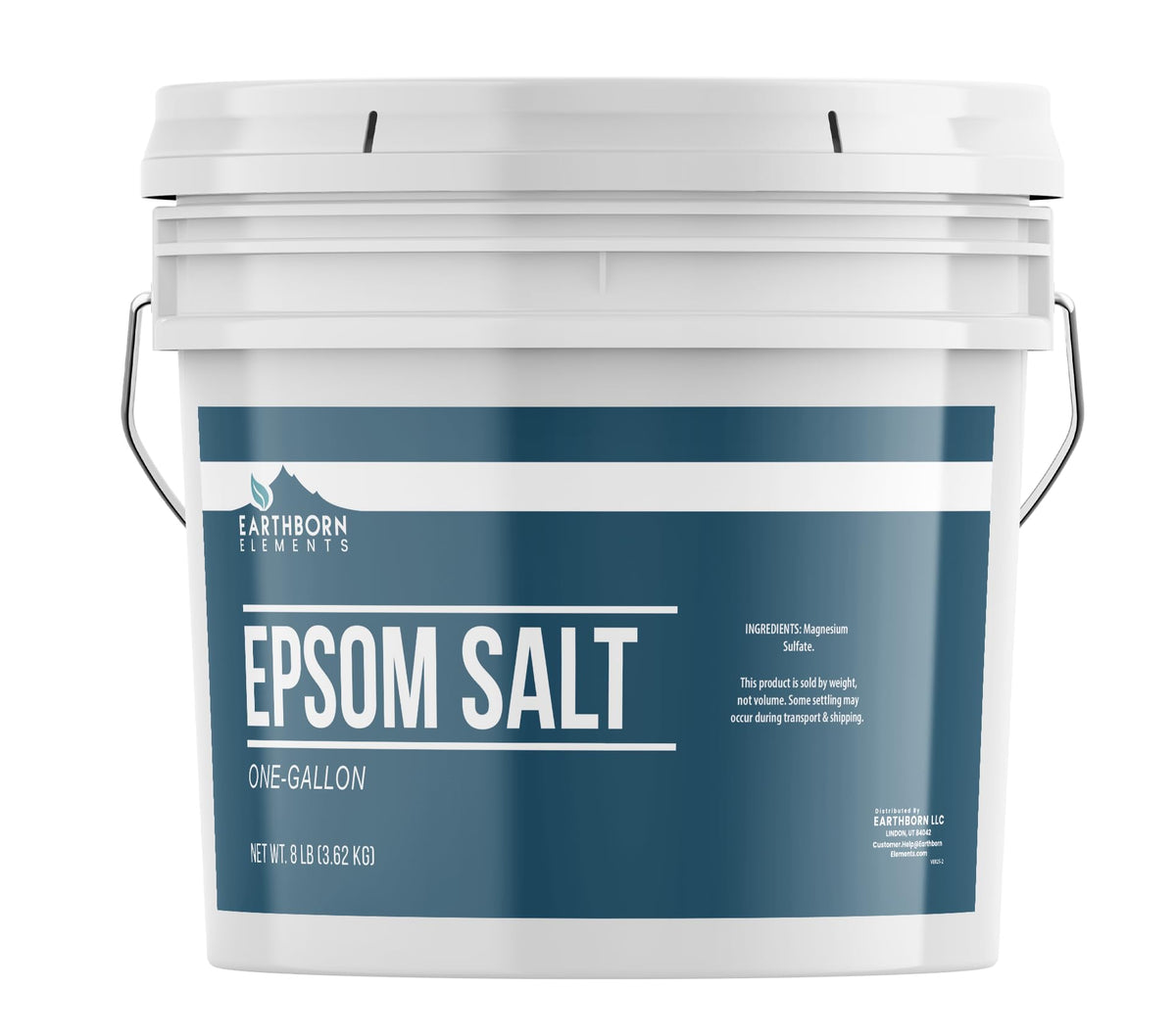 Earthborn Elements Lavender Epsom Salt, Infused with Essential Oil, Always Pure (1 Gallon)