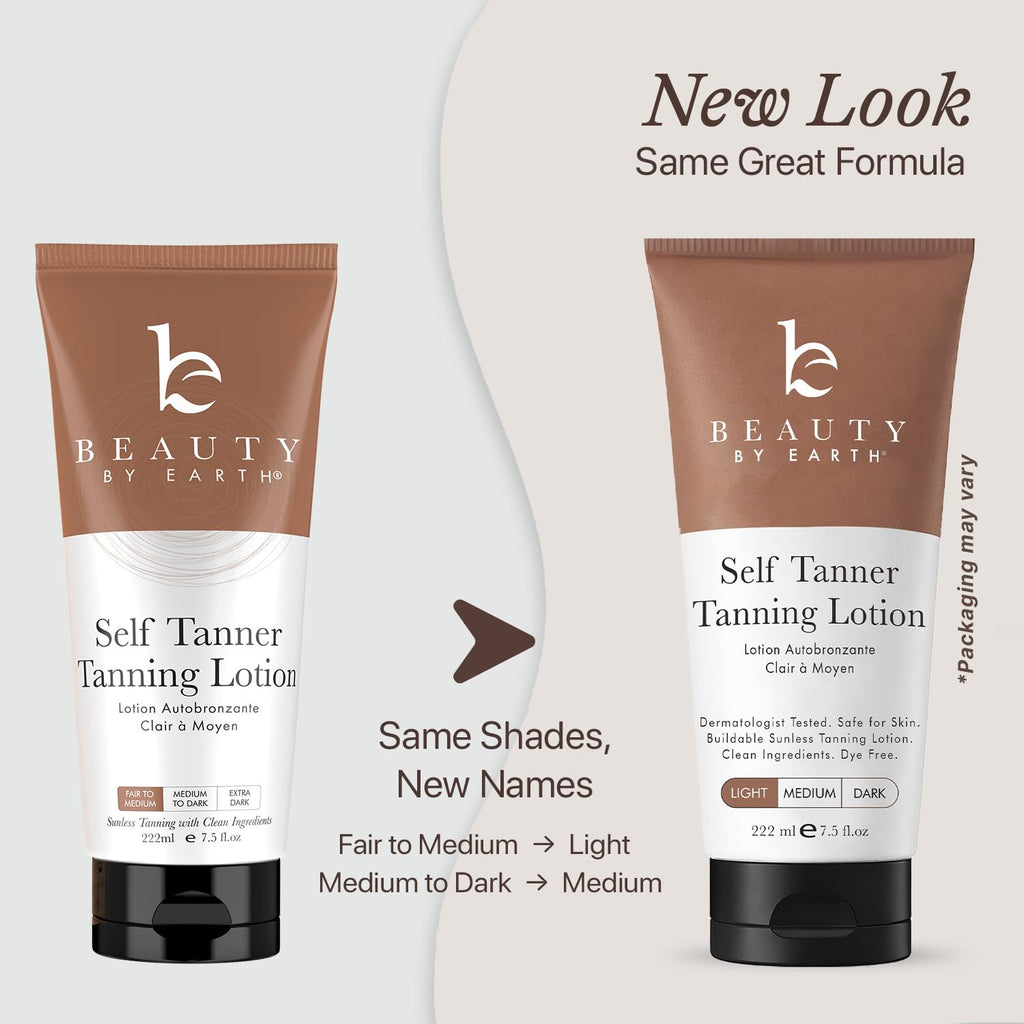 Tanning Lotion Self Tanner Kit - USA Made with Organic, Natural Ingredients