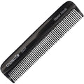 Giorgio G27 Handmade All Fine Tooth Pocket Comb, Hair Comb Straightener for Everyday Grooming Styling Hair, Mustache and Beard for Men Women and Kids, Use Dry or with Balms, Saw Cut and Polished