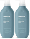 Method Body Lotion,Sea + Surf,14 oz,24 Hours of Moisture,14 oz,(Pack of 2)