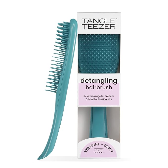 Tangle Teezer Ultimate Detangler Brush, Straight to Wavy, Teal