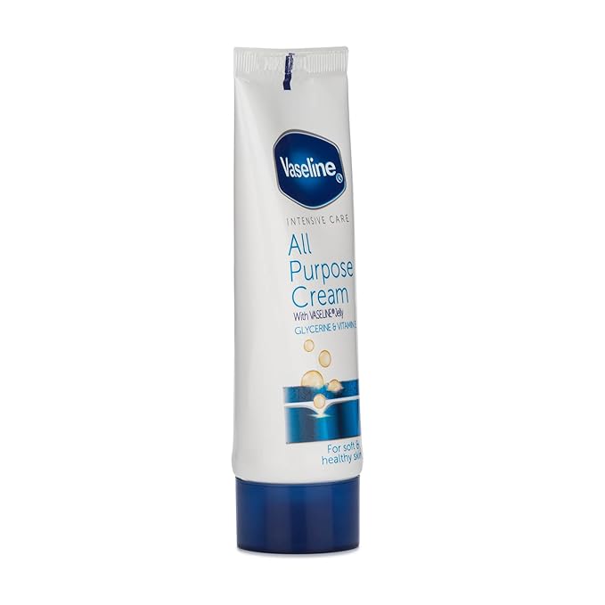 Vaseline Intensive Care All Purpose Cream Rough Cracked Skin Relief, 6-Pack, 1.41 FL Oz Each, 6 Tubes
