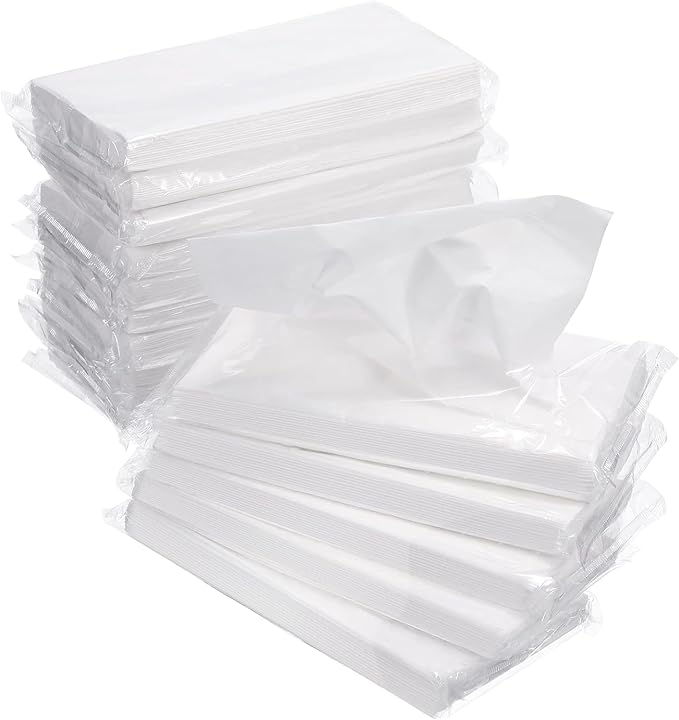 Cartisen Car Tissue Refills, Auto Travel Tissue Packs, Facial Napkin Refills for Car Visor Tissue Holder - 3-Ply 36 Sheets/Pack - 12Packs