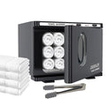 Personal 8L Small Hot Towel Warmer for Salon Beauty Bathroom Hot Towel Cabinet 2-in-1 Home Spa Towel Warmer for Facials, Upgrade Fast Heating Towel Heater Towel Steamer (8L, Black)