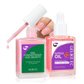 Natural Nail Growth Oil Kit: Rose Pomegranate Nail Care Set for Weak Nails