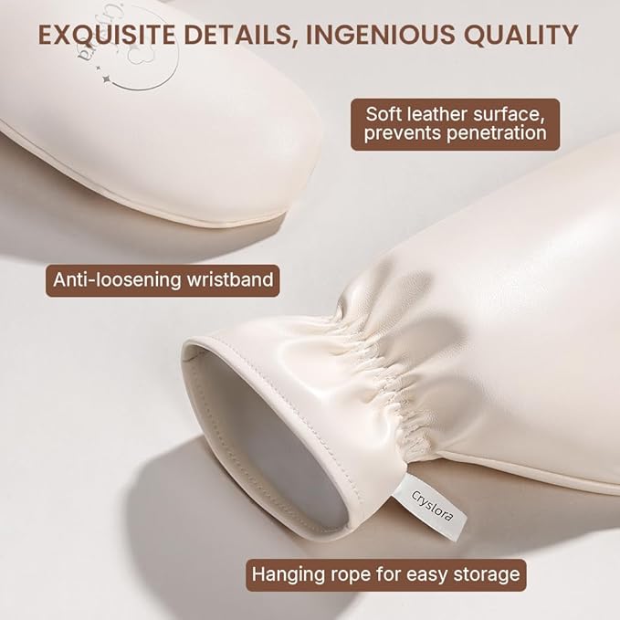 Cryslora Tanning Mitt, Lotion applicator, Washable Self Tanner Glove (Right and Left Hands)