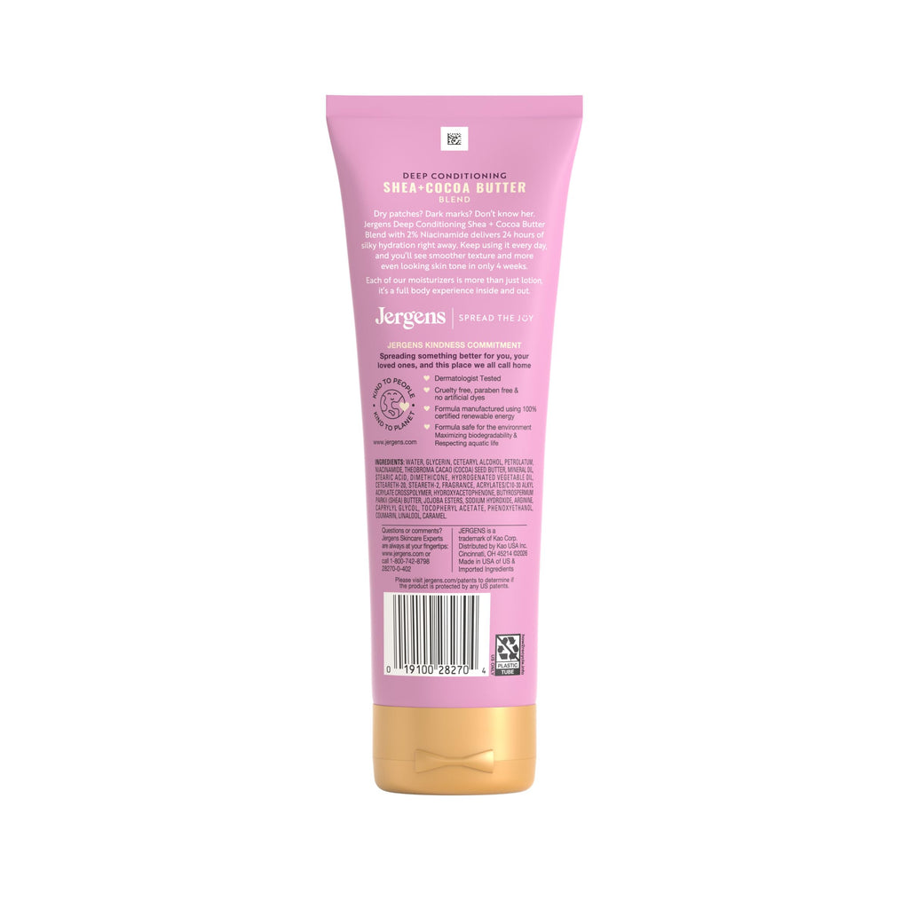 Jergens Shea & Cocoa Hand & Body Lotion For Dry Skin, 8.5 fl oz