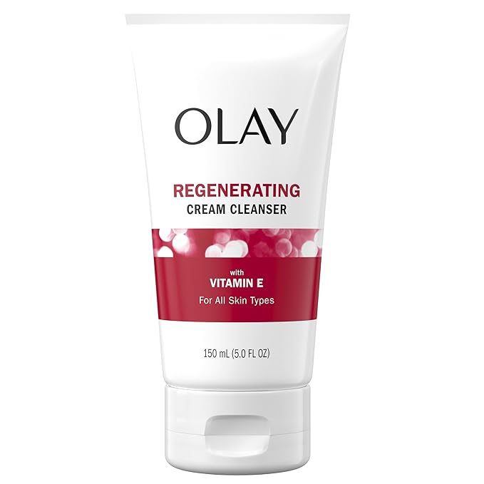 Olay Regenerist Regenerating Cream Cleanser Face Wash, 5 Fl Oz
