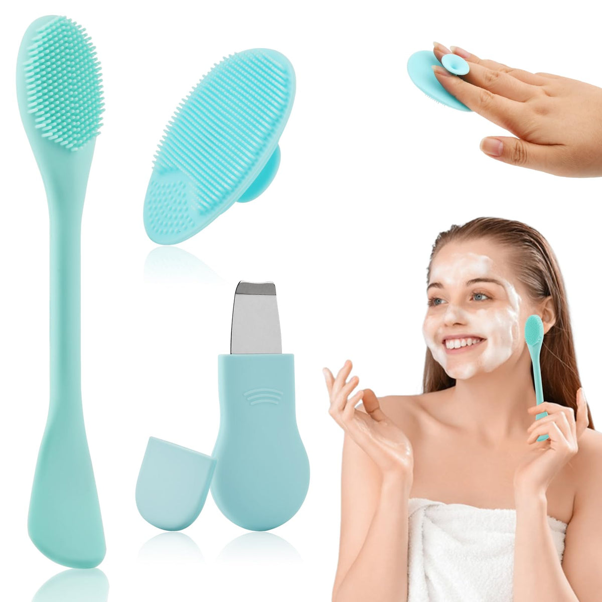 2-in-1 Facial Skin Care Spatula