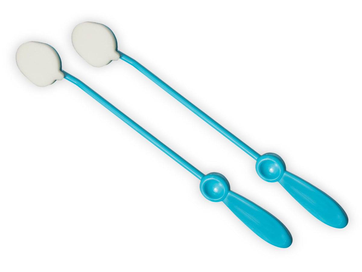 Essential Medical Supply Lotion EZE Long Handle Lotion Applicator with Sponge in a Pack of 2 - Perfect for Applying Sunscreen and Lotion to Back and Hard-to-Reach Areas