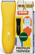 MERIDIAN The Trimmer Premium - Body Hair Trimmer & Electric Shaver for Men and Women for Pubic Hair, Chest, Legs & Bikini Line, Waterproof & Rechargeable, Solar
