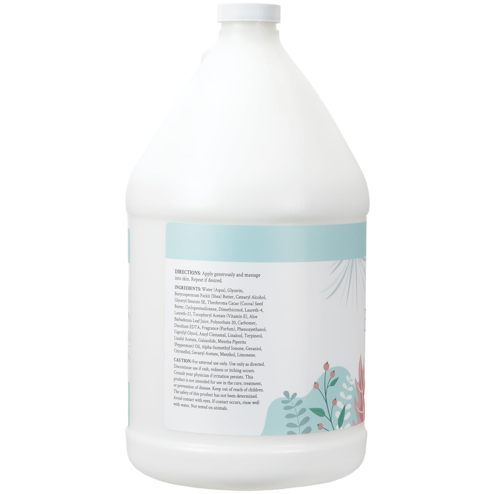 Ginger Lily Farms Botanicals Soothing Butter Lotion for Dry Skin, 100% Vegan & Cruelty-Free, Cucumber Mint Bliss Scent, 1 Gallon (Pack of 4)