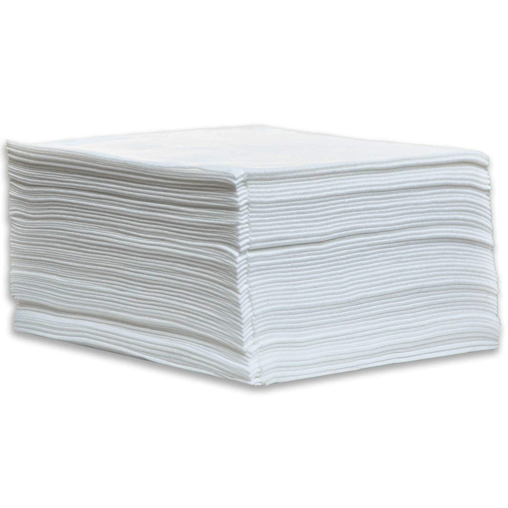 DAVELEN Disposable Large Luxury Towels (100-Count) Spa and Salon Quality Softness for Guests, Clients | Hair, Face, Body Use | Luxurious Comfort, Ecofriendly (100, 32x16 inches)