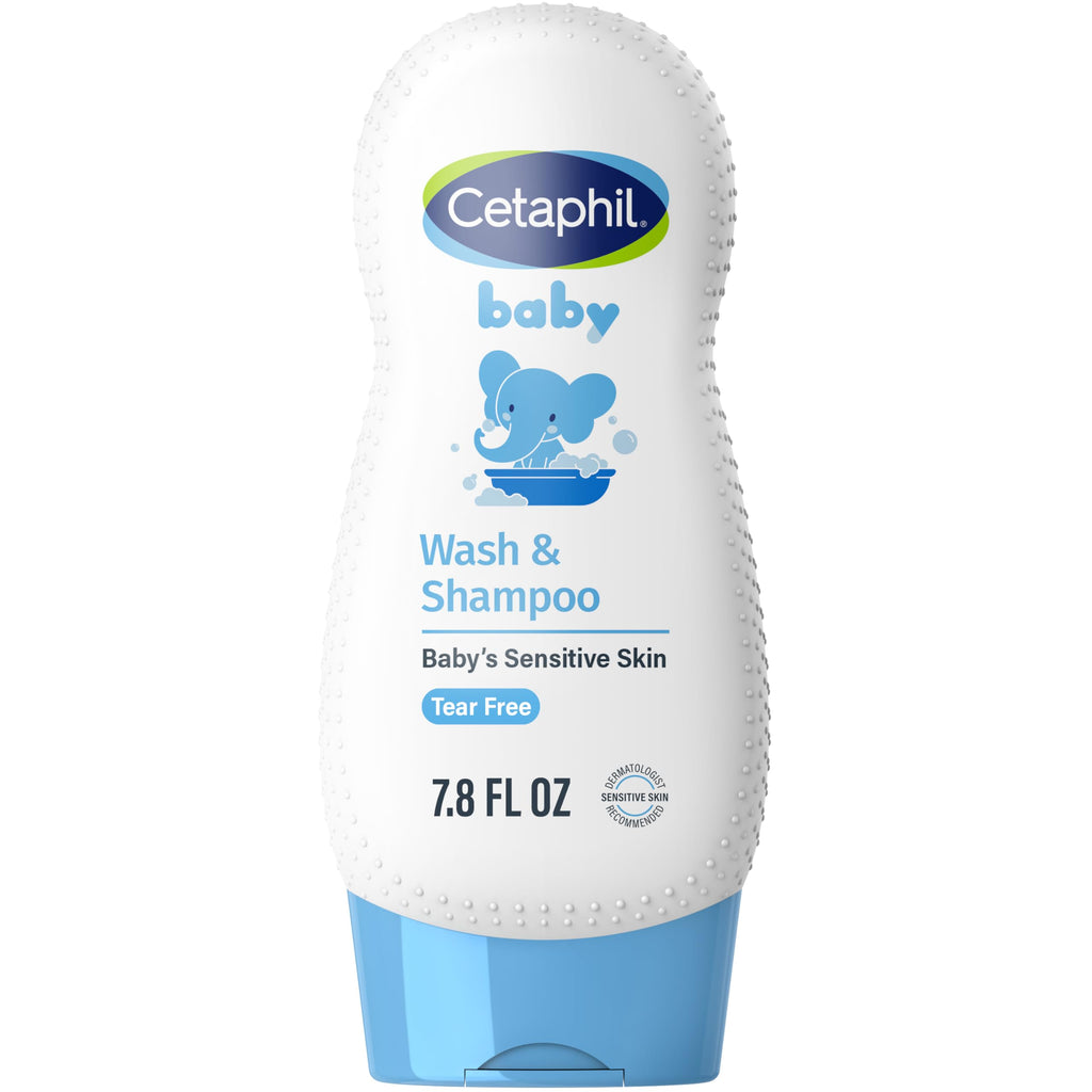 Cetaphil 2-in-1 Baby Shampoo & Body Wash, Tear Free, Calendula, 7.8 Fl Oz