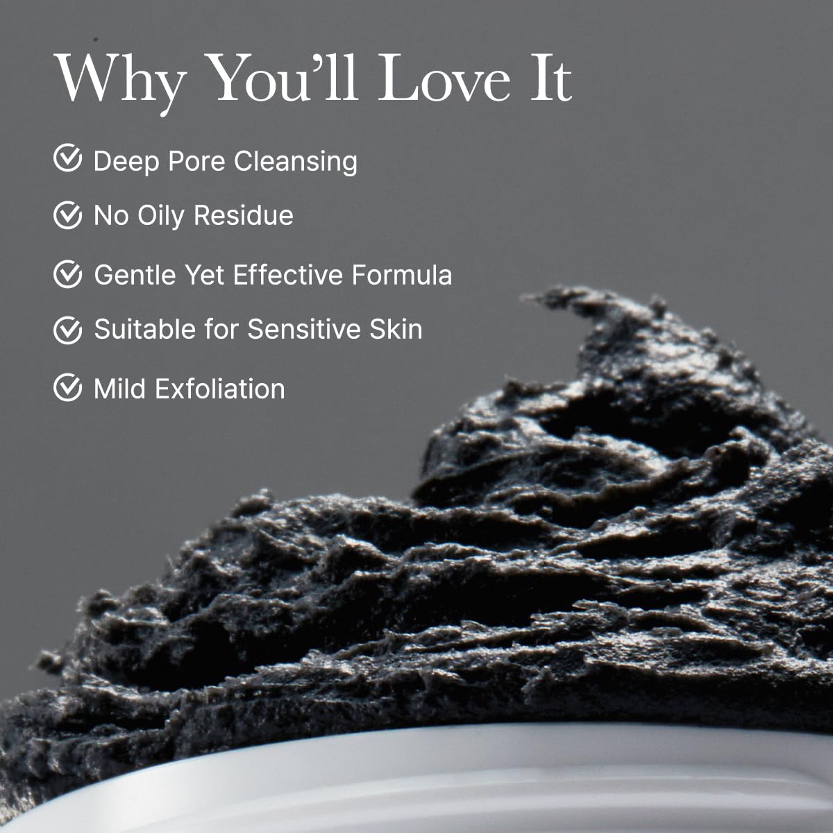 Arencia Black Tea Rice Mochi Face Cleanser, Deep-Cleansing, Pore Care, Sebum Control, Oily Skin 120g (4.23 oz)