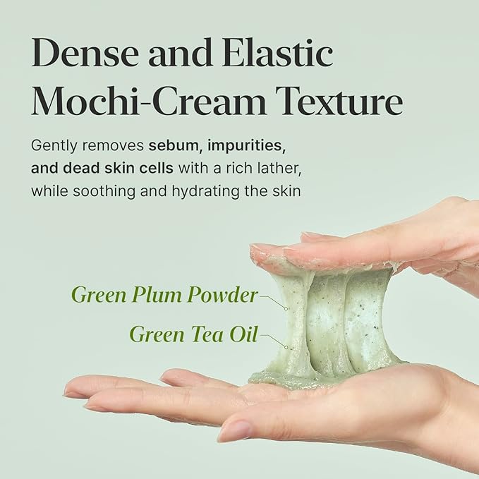 CKD Green Plum AHA BHA Clay Mask Cleanser, Removes Blackheads & Sebum