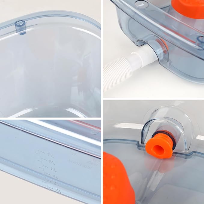 Hair Washing Basin for Bedridden, Portable Shampoo Bowl, Basin at Home for the Elderly, Hair Cuts and Coloring for the Elderly, Disabled, Bedridden and Handicapped, Blue