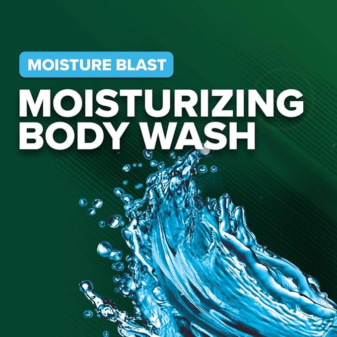 Irish Spring Body Wash, Moisture Blast, 18 fluid ounce, 4 Count (Pack of 1)