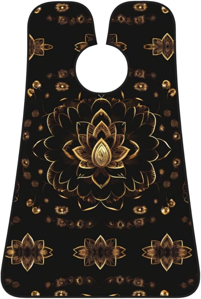 Magic Mushrooms Print Beard Bib Shaving Apron, Beard Hair Trimming Cape Gift For Dad