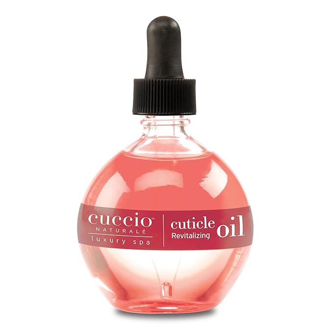 Cuccio Naturale Pomegranate & Fig Revitalizing Cuticle Oil, Lightweight Fast-Absorbing Hydrating Nail & Cuticle Conditioner, Cold-Pressed Oils + Vitamin E, 2.30 Fl Oz