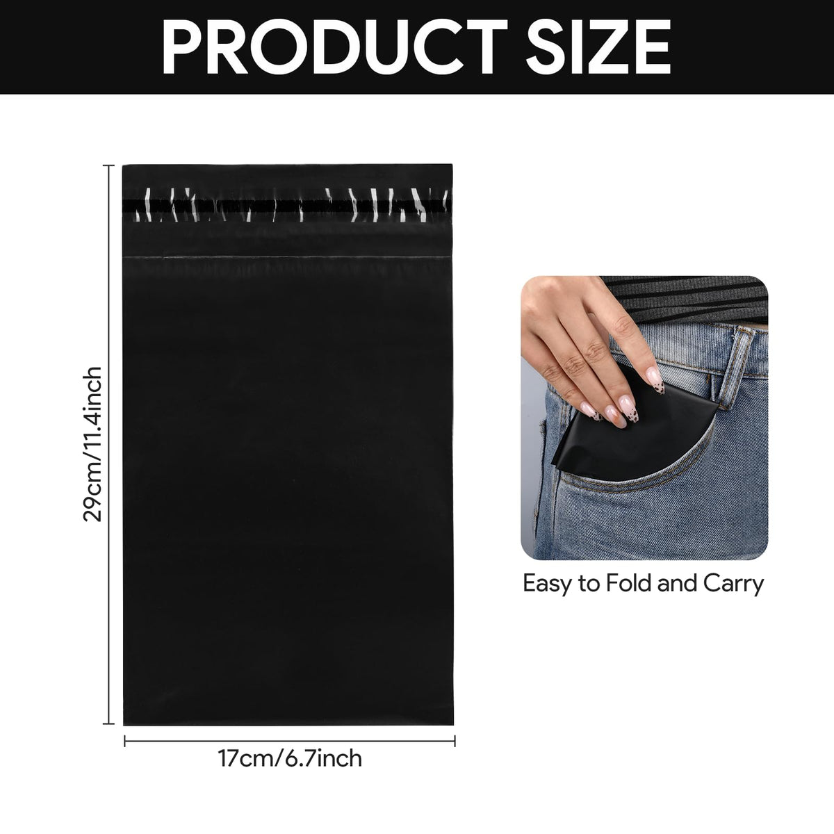 100 Pcs Black Sanitary Napkin Disposal Bags for Hygiene Tampon Pad