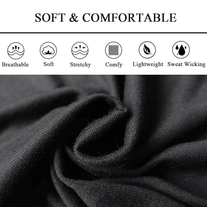 Wide Headbands For Women Stretch Headband Boho Head Bands Women's Hair Band Turban Workout Hairband Accessories 6 Pack