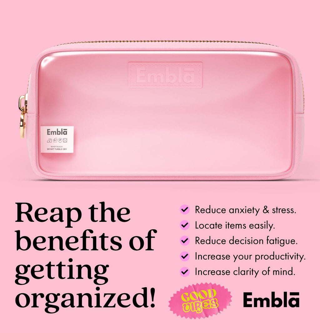 Makeup Bag for Women, Travel Cosmetic Organizer, Waterproof Toiletry Pouch