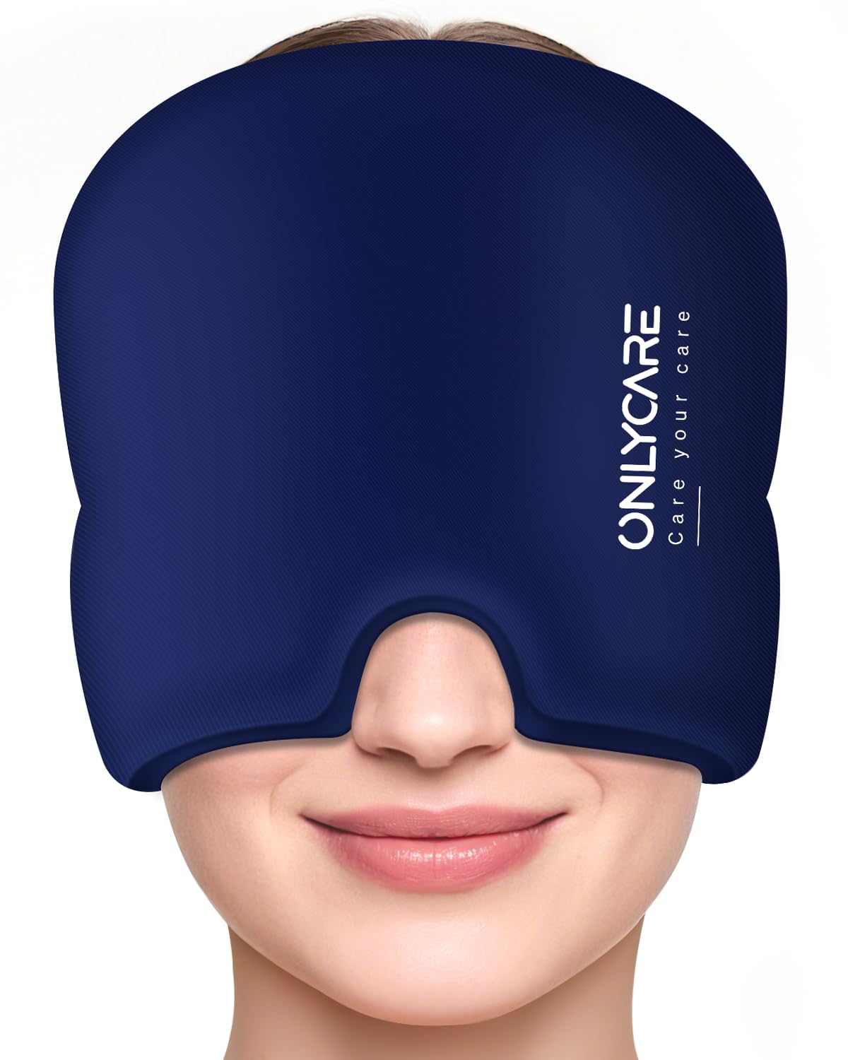 ONLYCARE Migraine Relief Cap, Headache Relief Cold Cap with Odorless Gel