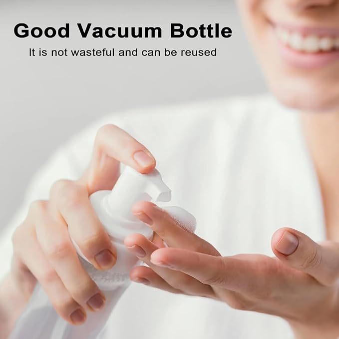 Autdor Foam Pump Bottle 7oz 2Pcs Foaming Soap Dispenser 200ml Foaming Spray Bottle Empty Travel Foam Bottle Clear Foam Dispenser for Hand Soap Toiletries Shampoo Lotion