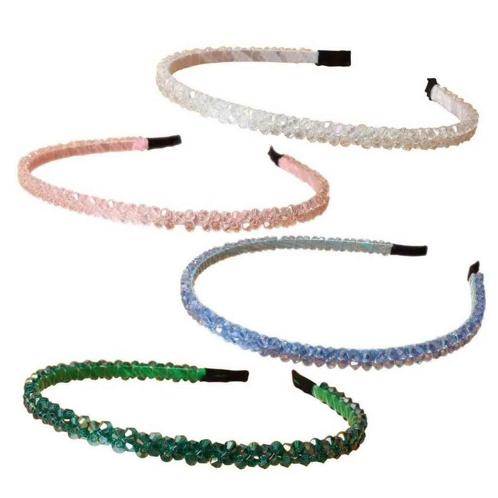 Cuizhiyu Crystal Rhinestone Headbands for Women Crystal Headbands (Color B)