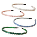 Cuizhiyu Crystal Rhinestone Headbands for Women Crystal Headbands (Color B)
