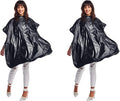 Betty Dain Lustre Shampoo Cape, Waterproof, Stain Resistant Vinyl, Touch-and-close Fastener, Soft Nylon Neckband, Safe For All Salon Processes, 36 inches wide x 54 inches long, Black